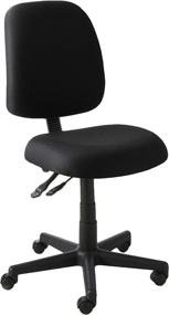 img 4 attached to OFM Posture Armless Back Chair Furniture for Home Office Furniture