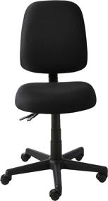 img 3 attached to OFM Posture Armless Back Chair Furniture for Home Office Furniture