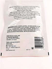 img 2 attached to 💆 Revitalize and Nourish Your Hair with Hair Food Smoothing Avocado & Argan Hair Mask – Pack of 10 | 1.7oz (50ml)