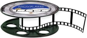 img 1 attached to 🎬 Beistle Multicolored Movie Reel with Filmstrip Centerpiece