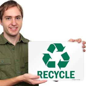 img 2 attached to 🔄 Enhance Recycling Efforts with SmartSign Adhesive Legend Recycle Graphic