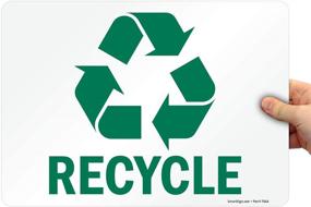 img 4 attached to 🔄 Enhance Recycling Efforts with SmartSign Adhesive Legend Recycle Graphic