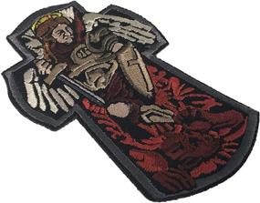 img 2 attached to St Michael Archangel Embroidered Backing