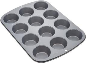 img 3 attached to Wilton Recipe Right Nonstick 12-Cup Standard Muffin Pan, Set of 2