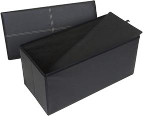 img 2 attached to Otto Ben 30 Storage Ottoman Furniture for Entryway Furniture