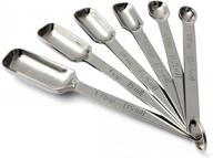 🥄 square spoon penta angel measuring spoon set - 6 pcs stainless steel logo