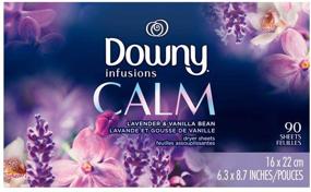 img 4 attached to 🌸 Luxurious Infusions Lavender Serenity Fabric Softener Sheets - 90 Count