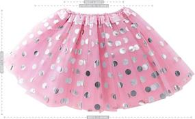 img 2 attached to 🎀 Adorable Toddler Girls Polka White Skirt: Perfect for Playful Style!