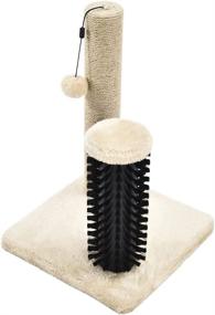 img 2 attached to 🐱 Cat Scratching Post with Toy by Amazon Basics