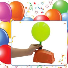 img 3 attached to 🎈 Convenient Mini Electric Balloon Pump Bundle for Easy Party Decorations