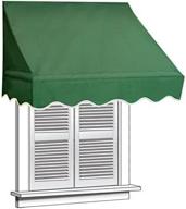 🏠 aleko 6x2 feet green window canopy awning (waw6x2green39) - enhance seo логотип