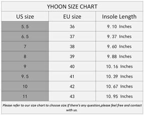 img 3 attached to 👟 YHOON Women's Walking Shoes: Slip-On Sock Sneakers with Comfortable Air Cushion and Mesh Platform – Ideal for Work, Athletics, and Nursing