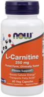 now l carnitine 250 tartrate l carnipure capsules logo