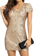 💃 glitter bodycon champagne dress and women's clothing by prettyguide logo