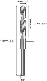 img 3 attached to 🔧 Uxcell Inches Straight Shank Silver: Premium Quality and Versatile Tool for Precision Work