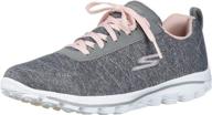 🏌️ optimize your game with skechers women's go walk sport relaxed fit golf shoe logo