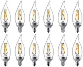 img 4 attached to Philips LED Classic Glass Dimmable Industrial Electrical