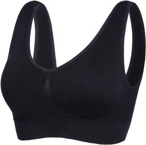 img 3 attached to 👙 Prettiwell Seamless Wireless Removable Women's Lingerie, Sleepwear & Lounge Apparel