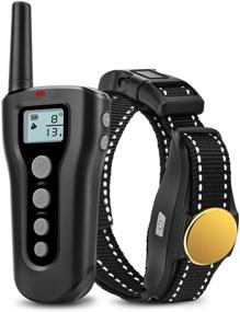 img 4 attached to 🐕 Enhanced 1000ft Remote Rechargeable Waterp- Dog Training Collar: Beep Vibration Shock for Small Medium Large Dogs (15-120 Lbs)