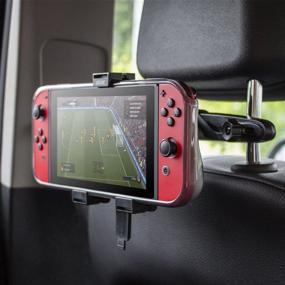 img 2 attached to Olixar Nintendo Switch Car Mount - Ideal for Back Seat Passengers - Headrest Mount - 360 Degree Rotation - Specially Crafted for Nintendo Switch - Highly Recommended by T3