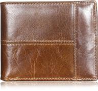 wallet leather blocking holders minimalist logo