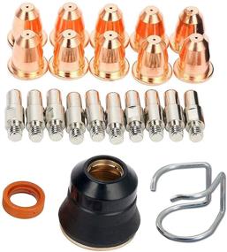 img 4 attached to 🔧 High-Quality RX WELD Plasma Cutter Torch Accessory Kit for S45 – PR0010 Electrodes, PD0116-08 Nozzle Tips, Spacer Guide, Retaining Cap, Gas Diffuser, CV0010 Consumables