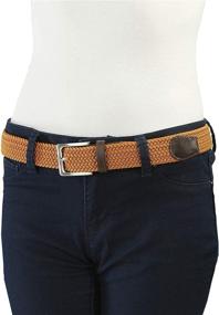 img 1 attached to Silky Toes Elastic Stretch Multicolored Men's Belts: Stylish Accessories for an Extra Comfortable Fit!