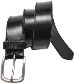 img 2 attached to Men's Accessories: Full Grain Leather Belt by AZ