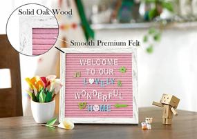 img 3 attached to 💖 Vibrant Pink Letter Board - 10 Inch: Display Your Messages in Style!