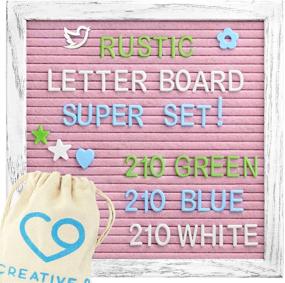 img 4 attached to 💖 Vibrant Pink Letter Board - 10 Inch: Display Your Messages in Style!