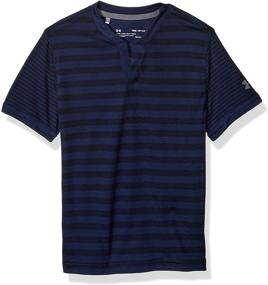 img 2 attached to Under Armour Мальчикам Рубашка с короткими рукавами Хенли из материала Threadborne