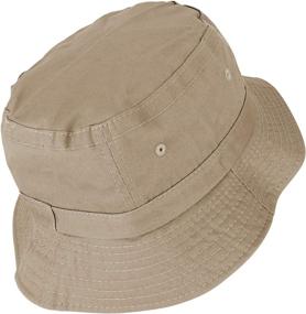 img 1 attached to 🎩 Armycrew Pigment Washed Cotton Bucket Hat - Ideal Boys' Accessory for Hats & Caps