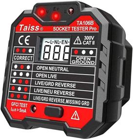 img 3 attached to 🔌 Taiss GFCI Outlet Tester: Advanced Receptacle Tester with Voltage Display & Breaker Finder