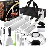 🍳 complete 26-piece acmind griddle accessories kit: restaurant grade stainless steel flat top blackstone griddle set for bbq, camping, and more logo