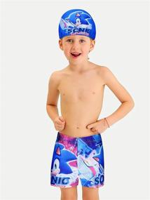 img 3 attached to 👶 Adorable Toddler Trunks Piece Swimsuit Rashguard for Boys' Clothing: A Must-Have!