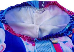 img 1 attached to 👶 Adorable Toddler Trunks Piece Swimsuit Rashguard for Boys' Clothing: A Must-Have!