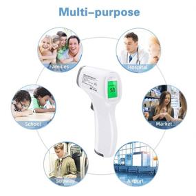 img 1 attached to Contact Thermometer Infrared Accurate Function