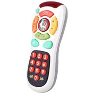 🎁 zooawa baby remote control: early learning light-up toy for christmas with music, click & count – educational phone toy for kids, toddlers, infants logo