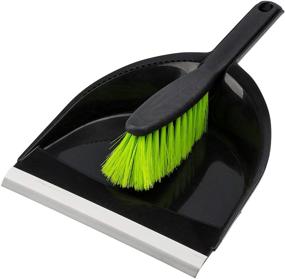 img 4 attached to 🧹 Broom Dustpan Set with Dust Brush, Hand Brush and Broom, Hand Broom Dustpan Set