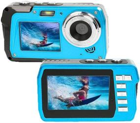 img 4 attached to 2.7K Waterproof Camera Video Recorder with Dual Screen TFT Displays - 📷 Perfect Selfie Underwater Cameras, 48 MP Camcorder for Snorkeling - Waterproof Digital Camera