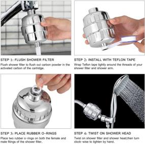 img 1 attached to 🚿 NATAGO 12-Stage Multi-Stage Shower Filter with Replaceable Cartridges – Enjoy a Refreshing Shower with Chlorine & Hard Water Filtration