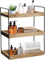 🛁 maximize your space with the 3 tier bathroom counter organizer: a versatile countertop solution for cosmetics, toiletries, and kitchen essentials logo