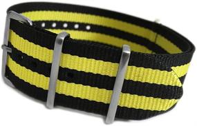 img 1 attached to 🟨 Square with Black Ballistic Material and Yellow Stripes