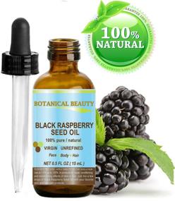 img 2 attached to 🌿 100% Чистое масло черной малины Botanical Beauty: мощное антиоксидантное средство красоты для кожи, волос, губ и ногтей.
