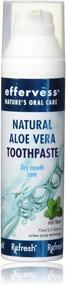 img 4 attached to Effervess Rx Refresh Natural Aloe Vera Fluoride Free Toothpaste: A Dry Mouth Care Solution, Soothing & Moisturizing, Fresh Breath & Cavity Defense