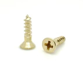 img 2 attached to Solid Brass Phillips Screws BCP103