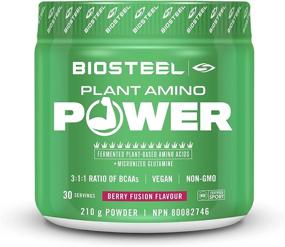 img 4 attached to 💪 Улучшите свои тренировки с BioSteel VIPower BCAA порошком - ягодным фьюжн, 30 порций