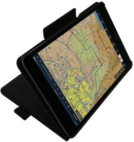 img 1 attached to 📱 Хрустальный Pilot FlightFolio для iPad Mini 5 - Премиум-кожаный коленной щиток для полетов