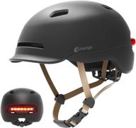 🚴 smart4u smart bike helmet: stay safe with 3 alert light variations, bling helmet design, comfortable lightweight, breathable & waterproof logo