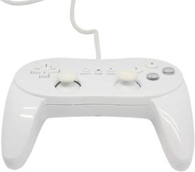 img 1 attached to 🎮 2 Pack Classic Console Gaming Pad Joypad Pro for Wii, White - Beastron Compatible Controller